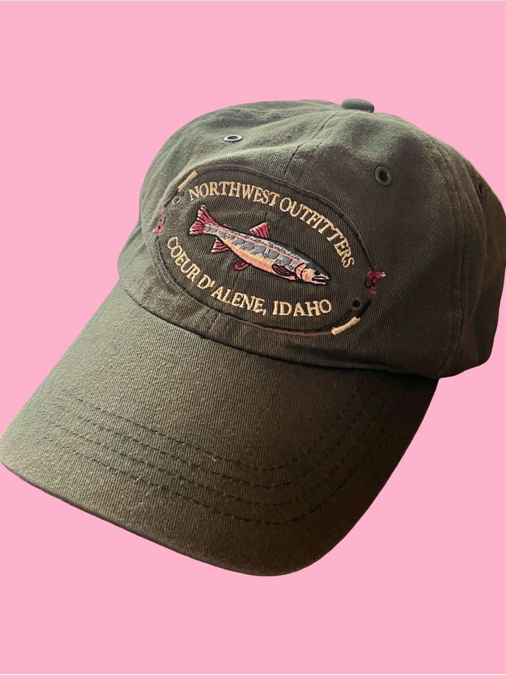 Vintage Orvis Idaho Fish Baseball Hat